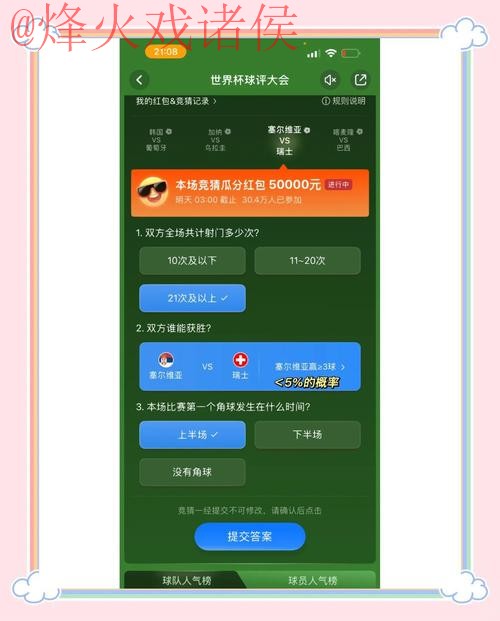 2023世界杯竞猜推荐热门策略揭秘